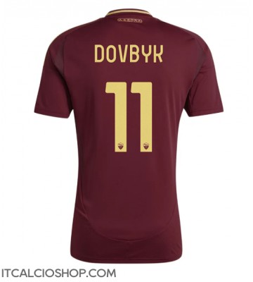 AS Roma Artem Dovbyk #11 Prima Maglia 2024-25 Manica Corta